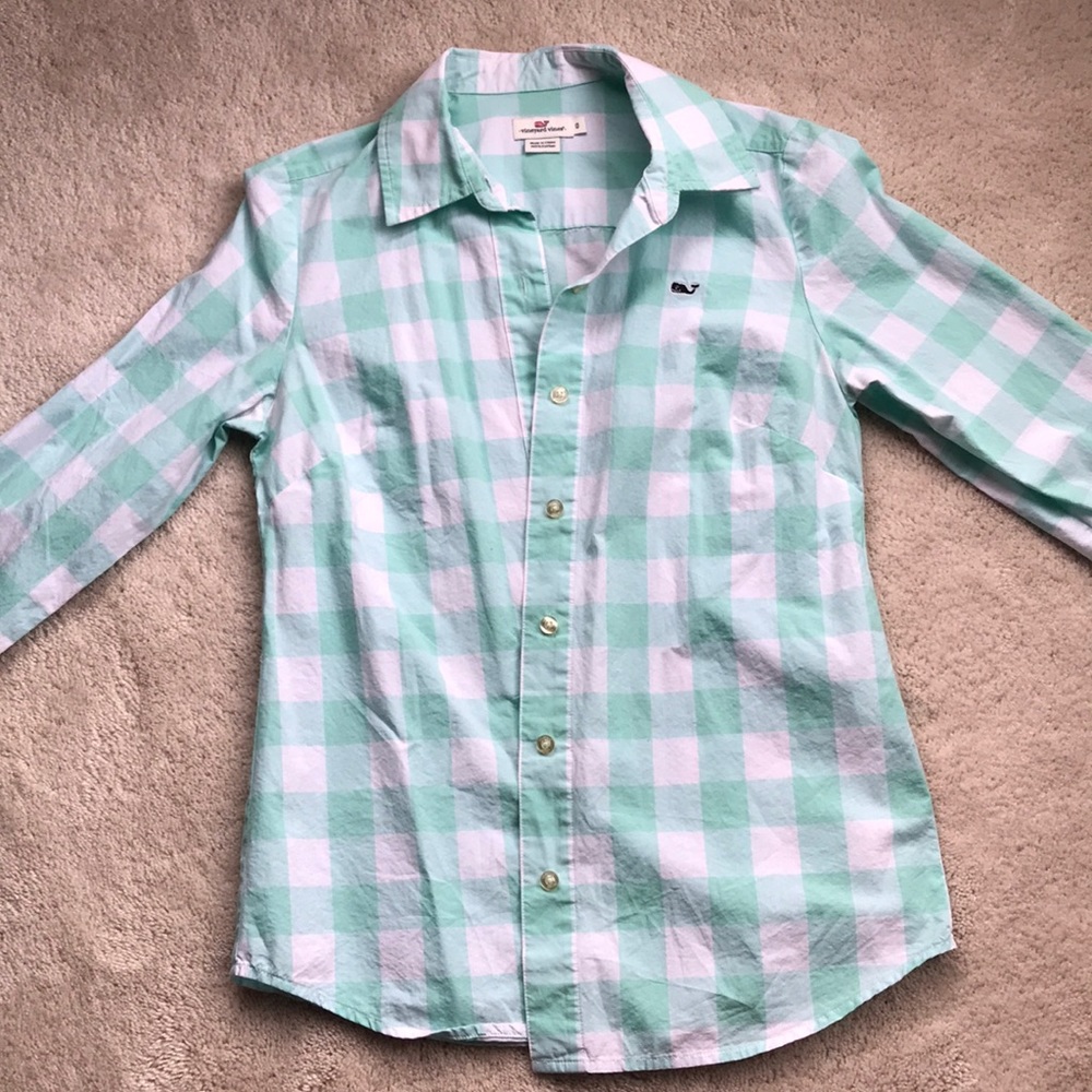 Gingham Button Down Shirt